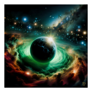 Poster Un marbre cosmique