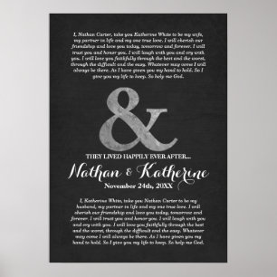 Poster Un Mariage argenté et gris s'affiche joyeusement a