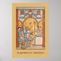 Un martyre précoce de saint Thomas Becket en art