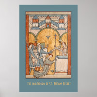 Un martyre précoce de saint Thomas Becket en art