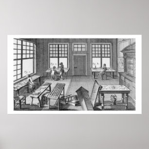 Poster Un meuble de l'atelier de la couche, de l'Encyclop