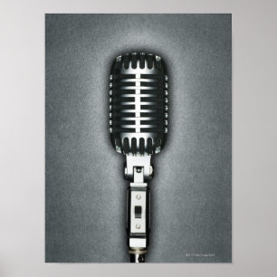 Poster Un microphone classique