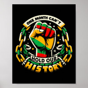 Poster Un mois ne peut contenir notre histoire Mois de l'