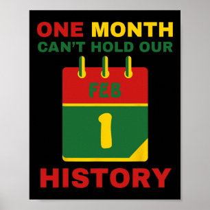 Poster Un mois ne peut contenir notre histoire Mois de l'