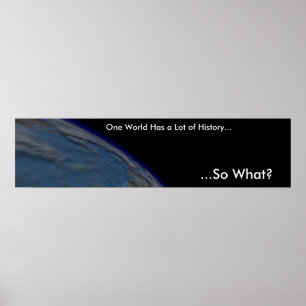 Poster Un monde a beaucoup d'histoire