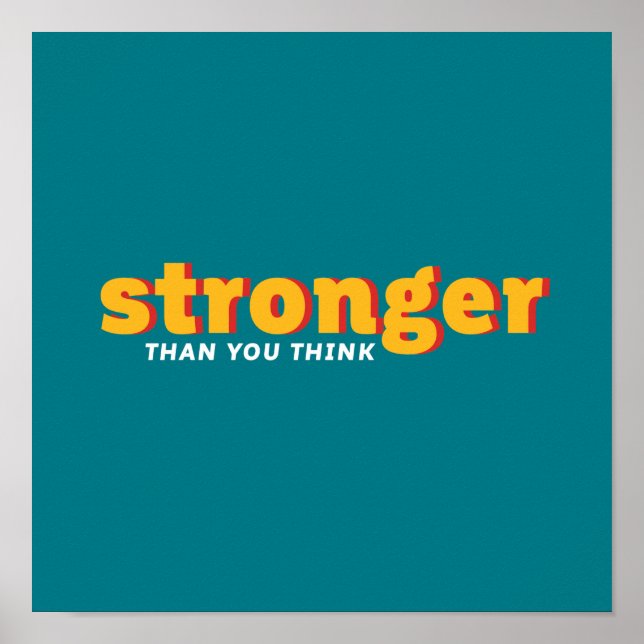 Poster Un Mot Qui Dit Une Citation Inspirationnelle Plus  (Devant)