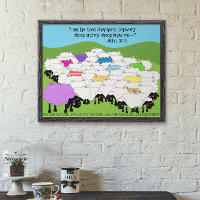 Un mouton unique bon berger
