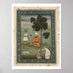 Poster Un noble Transport-Oxonian assis sous un arbre,