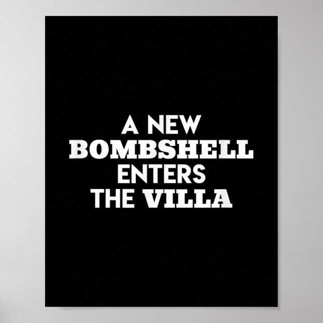 Poster Un Nouveau Bombshell Entre Dans La Villa Island Lo (Devant)