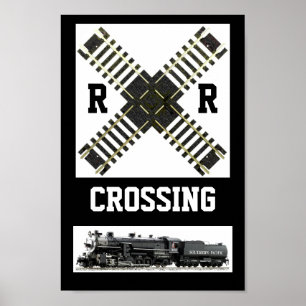 Poster Un Nouveau Look, D'Un Panneau De Traversée De Chem
