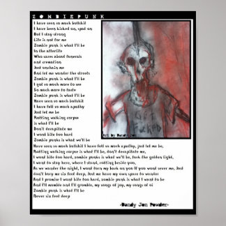 Poster Un Ode à la punk zombie