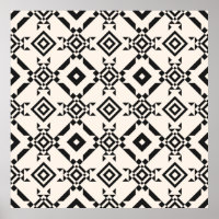 Un ornement ethnique moderne. Blanc noir vintage g