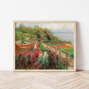 Poster Un Paysage Côtier Olga Wisinger-Florian