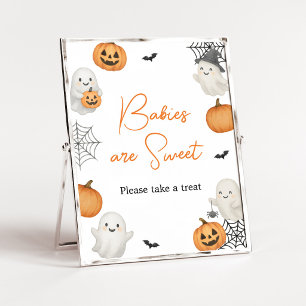Poster Un petit Boo Pumpkin Halloween Bébés sont doux