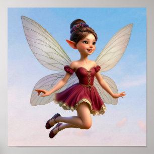 Poster Un petit dessin magique enchanté Fairy