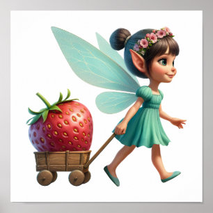 Poster Un petit dessin magique enchanté Fairy