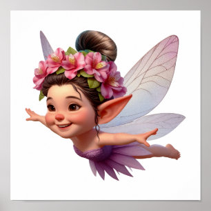 Poster Un petit dessin magique enchanté Fairy