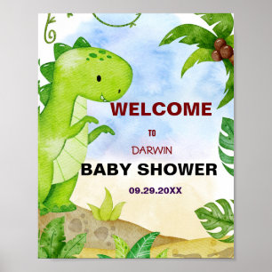Poster Un petit Dino est bientôt à l'éclosion ! Baby show