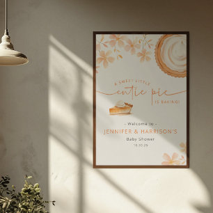 Poster Un petit gâteau est en train de cuire Fête de bé