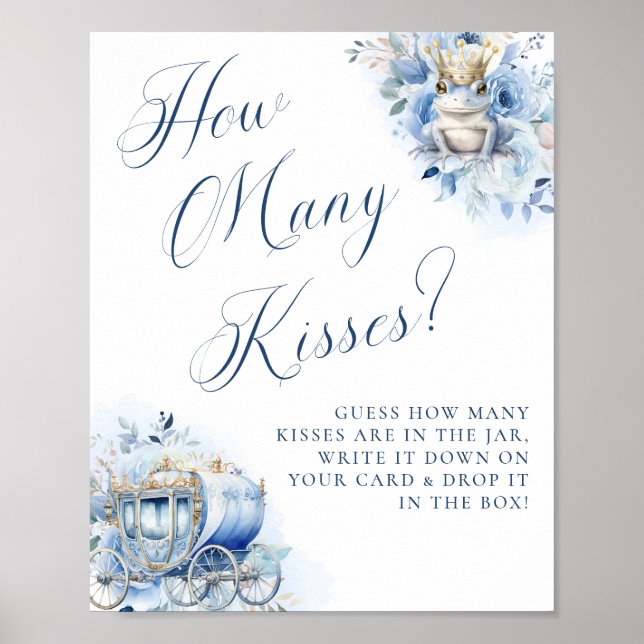 Poster Un petit Prince Royal Blue Douche Baisers (Devant)