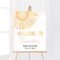 Un petit rayon de soleil Baby shower accueil