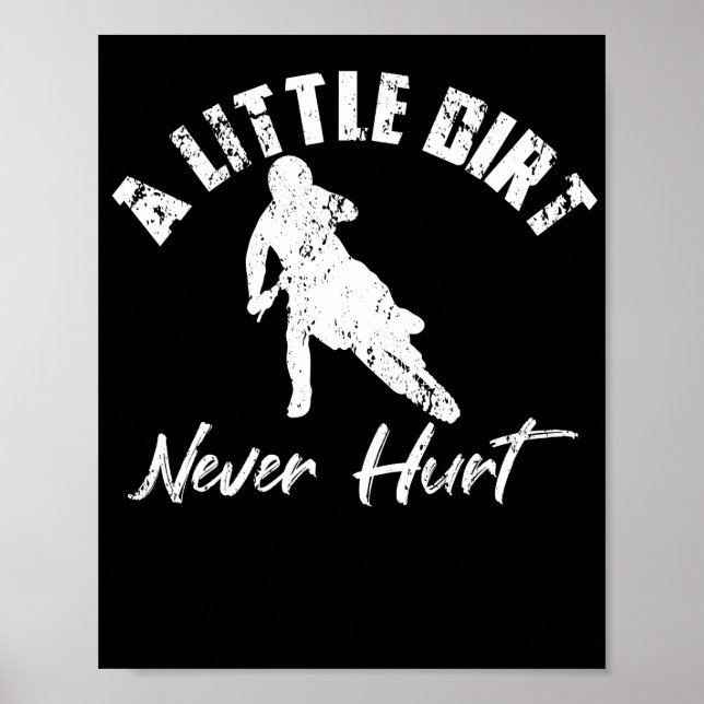 Poster Un Peu De Chemin N'A Jamais Blessé Moto Dirt Boue (Devant)