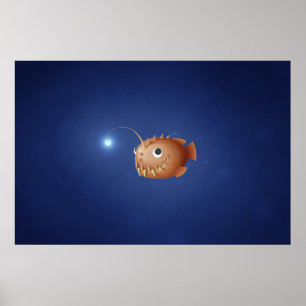 Poster Un peu de poisson-pêcheur