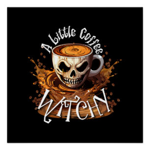 Poster Un peu de sorcellerie au café