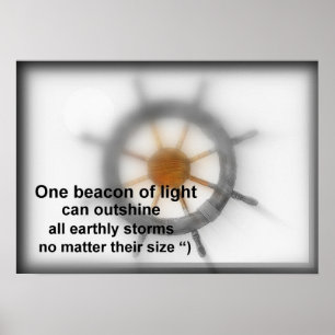 Poster Un phare de lumière.