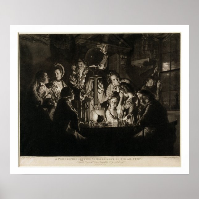 Poster Un philosophe qui raconte une expérience sur la cl (Devant)