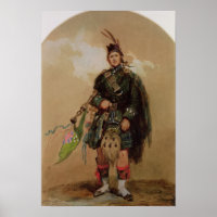 Un piper des 79e Highlanders à Chobham