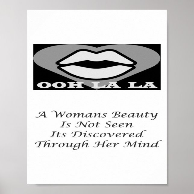 Poster Un poème de message de beauté pour les femmes (Devant)