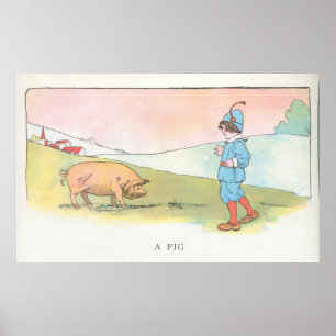 Poster Un porc