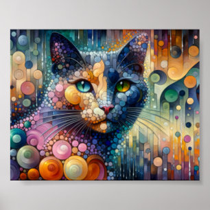 Poster Un portrait chatoyant d'un ancien