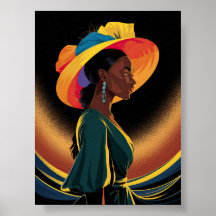 Un portrait de la beauté africaine