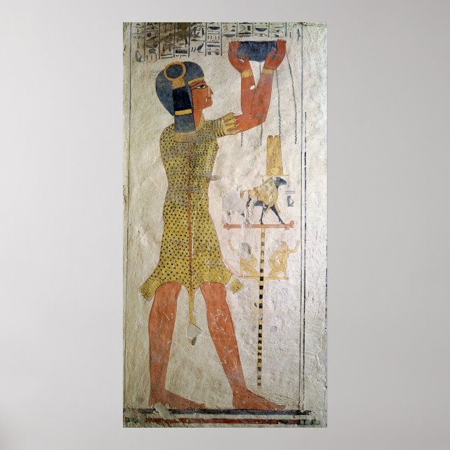 Poster Un prêtre Inmutef qui offre (Devant)