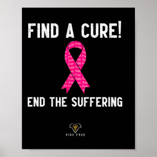 Poster Un remède - Mettre fin à la souffrance - Le cancer
