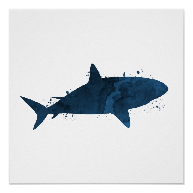 Poster Un requin (Devant)