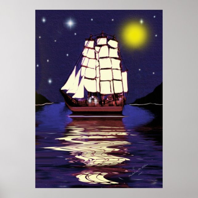 Poster Un rêve nautique (Devant)