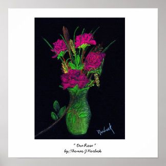 Poster " Un Rose pour vous "