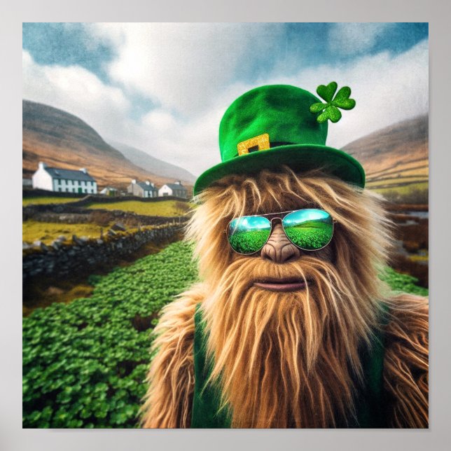 Poster Un sasquatch irlandais (Devant)