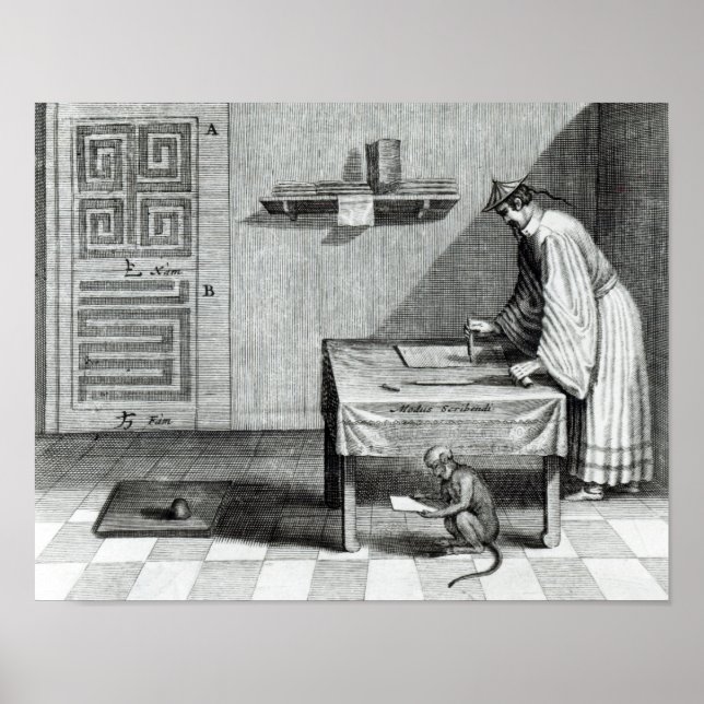 Poster Un script chinois (Devant)