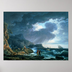 Poster Un Seastorm, 1752