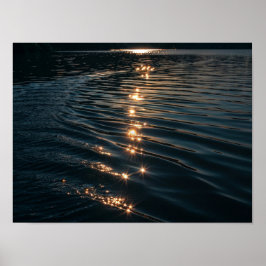 Poster Un sentier des étoiles : Lumière du soleil sur l'e