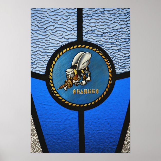 Poster Un seul logo Seabee (Devant)