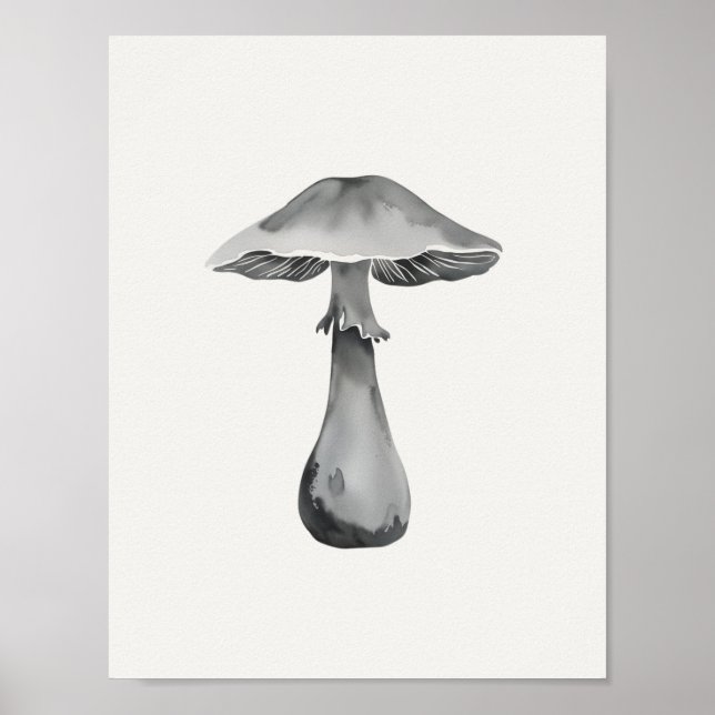 Poster Un simple champignon (Devant)