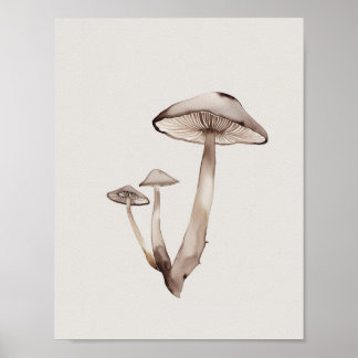 Poster Un simple champignon