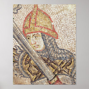 Poster Un soldat avec une épée