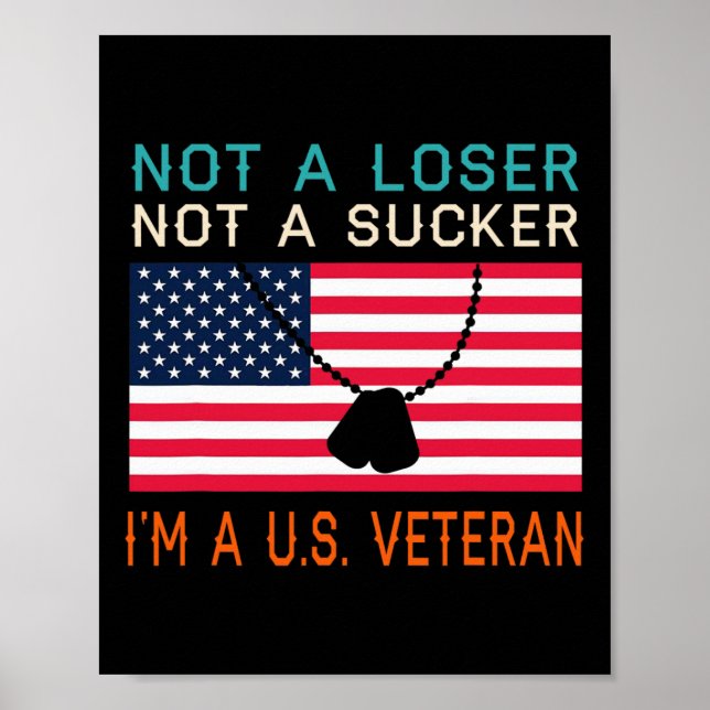 Poster Un Sucker Perdant Je Suis Un Vétérinaire Américain (Devant)