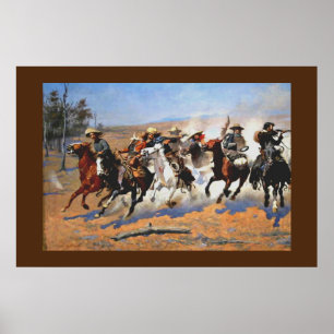 Poster Un trait pour le bois par Remington,